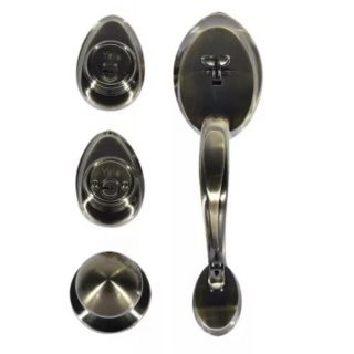 Cerradura de gatillo Llave-Mariposa Venecia Laton Antiguo Yale