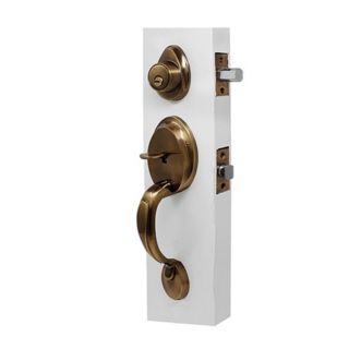 Cerradura de gatillo Llave-Mariposa Venecia Laton Antiguo Yale