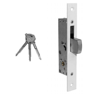 Cerradura para perfiles de aluminio blanco X-450 1873 Phillips