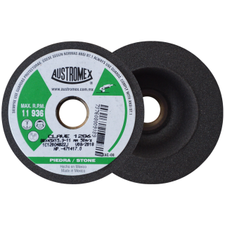 Copa Mini Desbaste Piedra G120 3-5/32" x 1-3/4" x 5/8"-11H 1286 Austromex