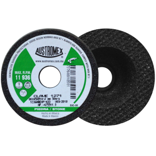 Copa Mini Desbaste Piedra G36 3-5/32" x 1-3/4" x M14-2 1271 Austromex