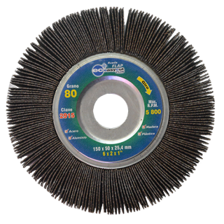 Rueda flap grano 80 Easy-cut plus 6X2X1 Austromex