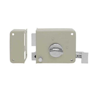 Cerradura de sobreponer izquierda llave/mariposa 715 MC IF 4657 Phillips