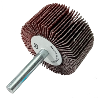 Rueda flap con vástago grano 60 2X1X1/4 915 Austromex