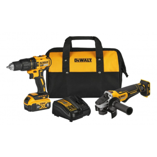 Combo Taladró Atornillador DCD7781 y Esmeriladora Angular DCG413 20V MAX DCK248P1 20V Dewalt