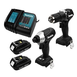 Combo Rotomartillo DHP487 - Llave de Impacto DTD157 Brushless DLX2414X7B Makita