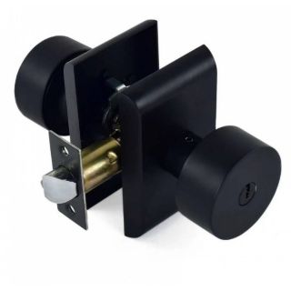 Cerradura de perrilla p/recamara Santa Fe Negro 89560 Yale
