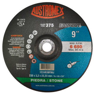 Disco para corte de piedra 9 Pulg 375 Austromex