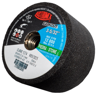 Copa Mini Desbaste Piedra G80 3-5/32" x 1-3/4" x 5/8"-11H 1274 Austromex