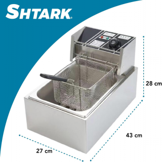 Freidora Aceite Eléctrica 6L SHTFRY01 Shtark
