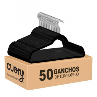 Ganchos Terciopelo 50 Pzs CUOH-GA3 Cuory