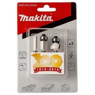 Fresas para router 3 Pz D-53344 Makita