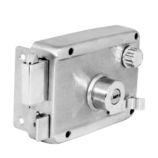Cerradura de sobreponer izq Extra Seguridad HS-4000-SA (2655) Phillips