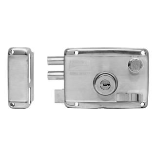 Cerradura de sobreponer izq Extra Seguridad HS-4100-SA (2657) Phillips