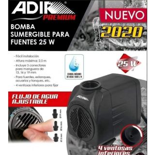 Bomba sumergible para fuentes acuarios o estanques AD-9240 Adir