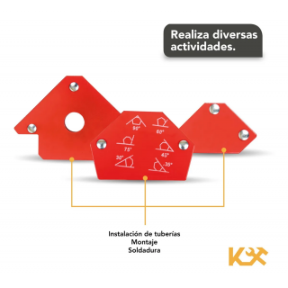 Imán Escuadra para Soldar Juego 6 Pzs 300584 Kingsman