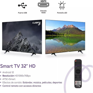 Pantalla 32" Android TV HD CUOHDTV32 Cuory