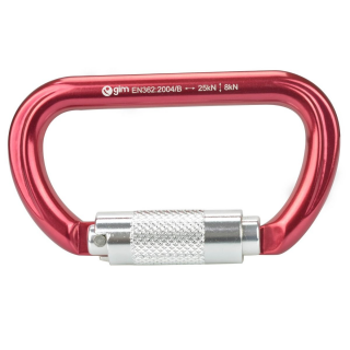 Mosquetón de Aluminio Tipo D 110NH Gimex