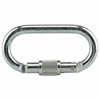 Mosquetón de Acero Oval 22KN 061HM Gimex