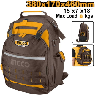 Mochila Portaherramientas 8kg HBP01028 Ingco