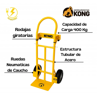 Diablo de plataforma 2 posiciones 400kg Kong