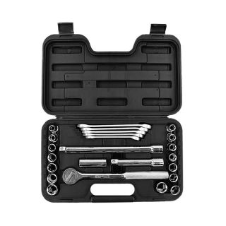 Juego de 25 llaves métricas y dados 1/2 Pulg 86-736 Stanley