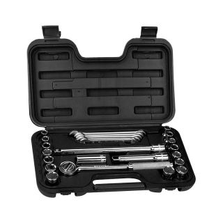 Juego de 25 llaves métricas y dados 1/2 Pulg 86-736 Stanley
