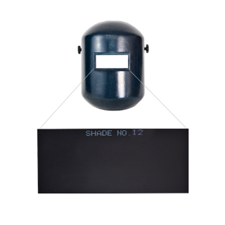 Lente de cristal obscuro 12 sombras para careta SC12 Infra