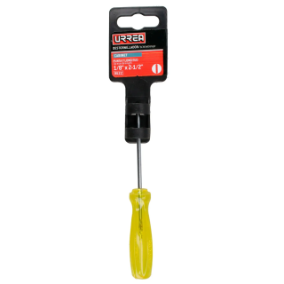Desarmador de gabinete 1/8X2 1/2 Pulg 9622 Urrea