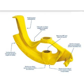 Doblador para tubo Conduit 1" 112607 Surtek