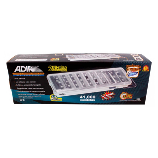 Lampara de emergencia recargable 30 leds AD-1020 Adir