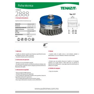 Copa Trenza 4 Pulg  2888 Austromex