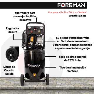 Compresor vertical FOCV50L Foreman