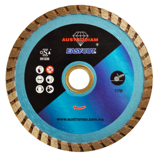 Disco de diamante turbo Easy-cut 4-1/2 Pulg 2502 Austromex
