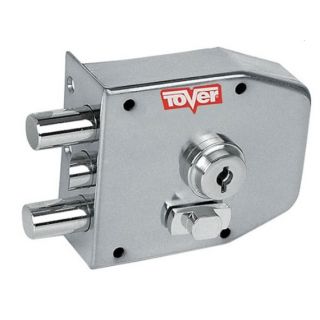 Cerradura de sobreponer Cromada 5200 Tover