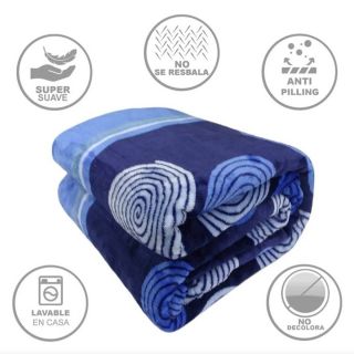 Frazada Micro Flannel Matrimonial Ultra Suave Y Calientita