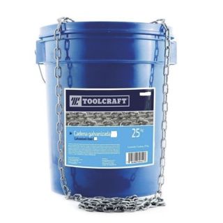 Cadena galvanizada cubeta 5/16 Pulg 18M TC1109 Toolcraft